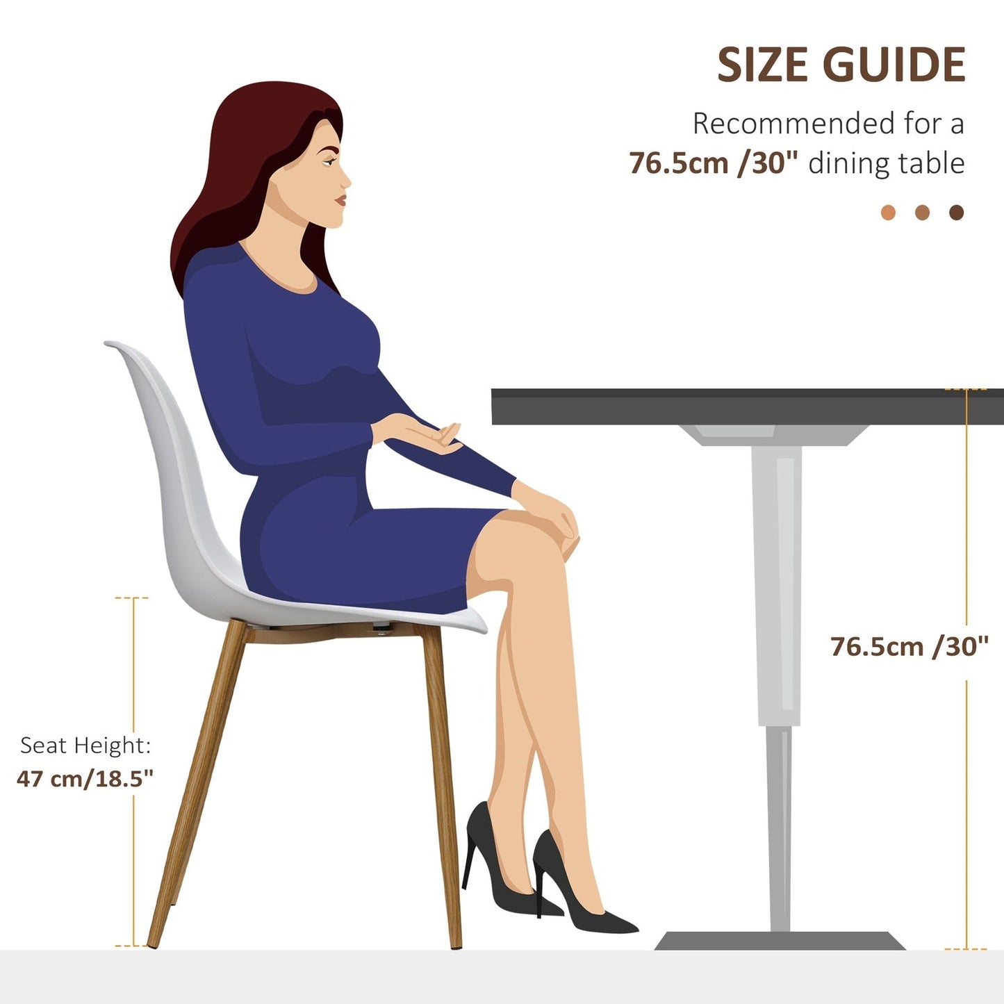 Modern Dining Chairs Set of 4