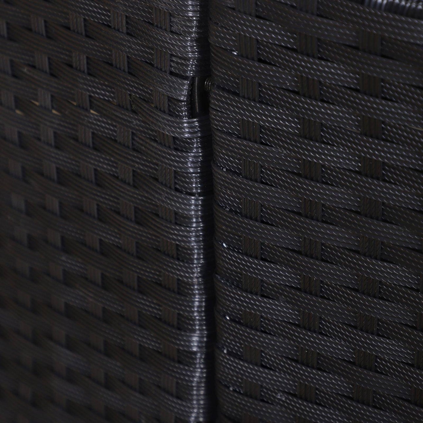 Five-Piece Rattan Garden Bed