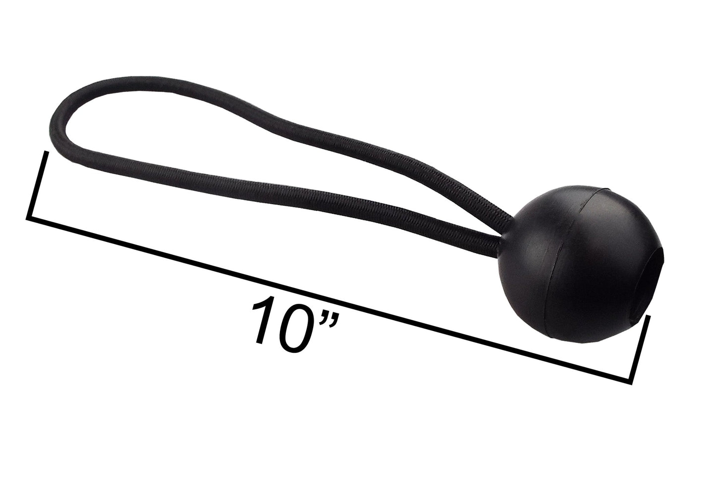 Bungee Ball 10" Black