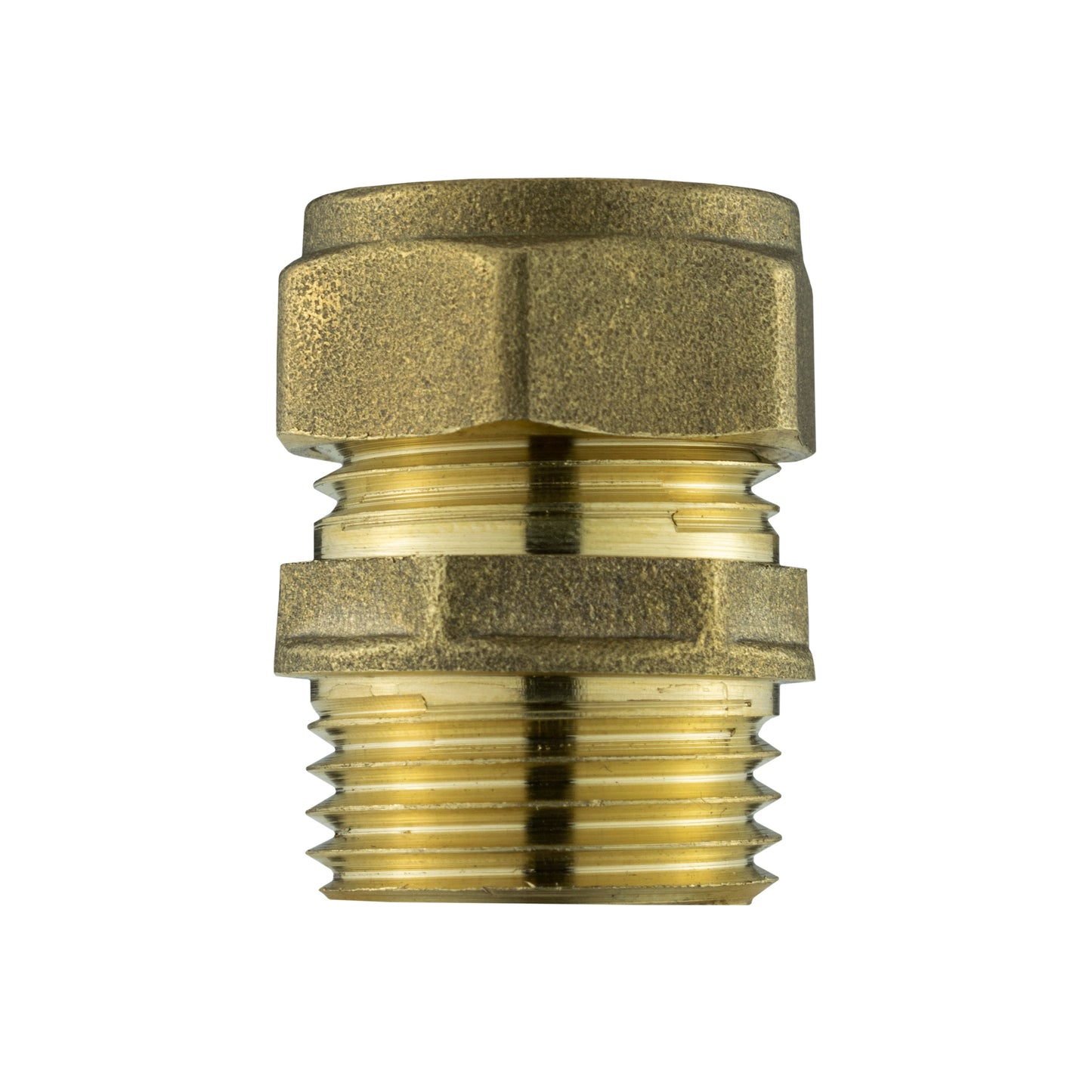 Brass Compression 15mm Straight with 20mm MDPE Tee