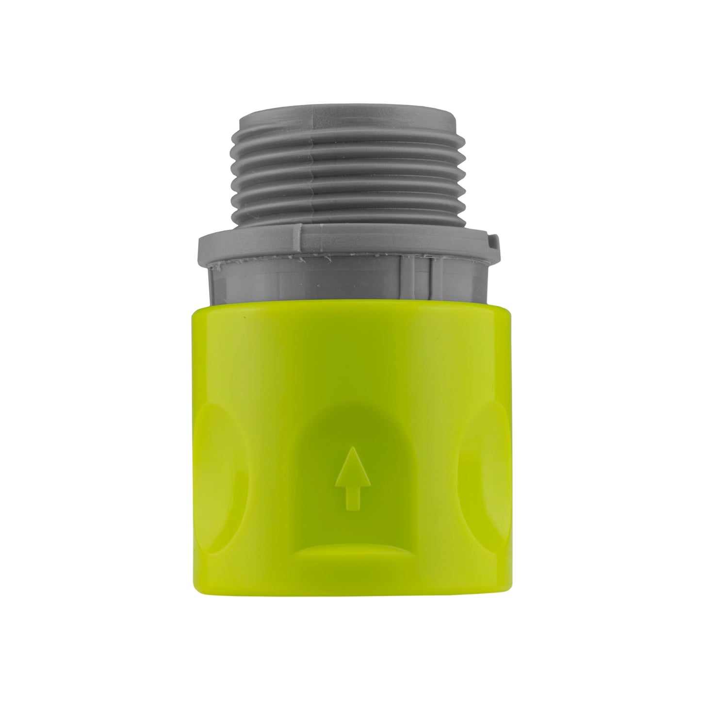 IBC 2” S60X6 Cap with BSP Threaded Valve and Hose Connector Lime