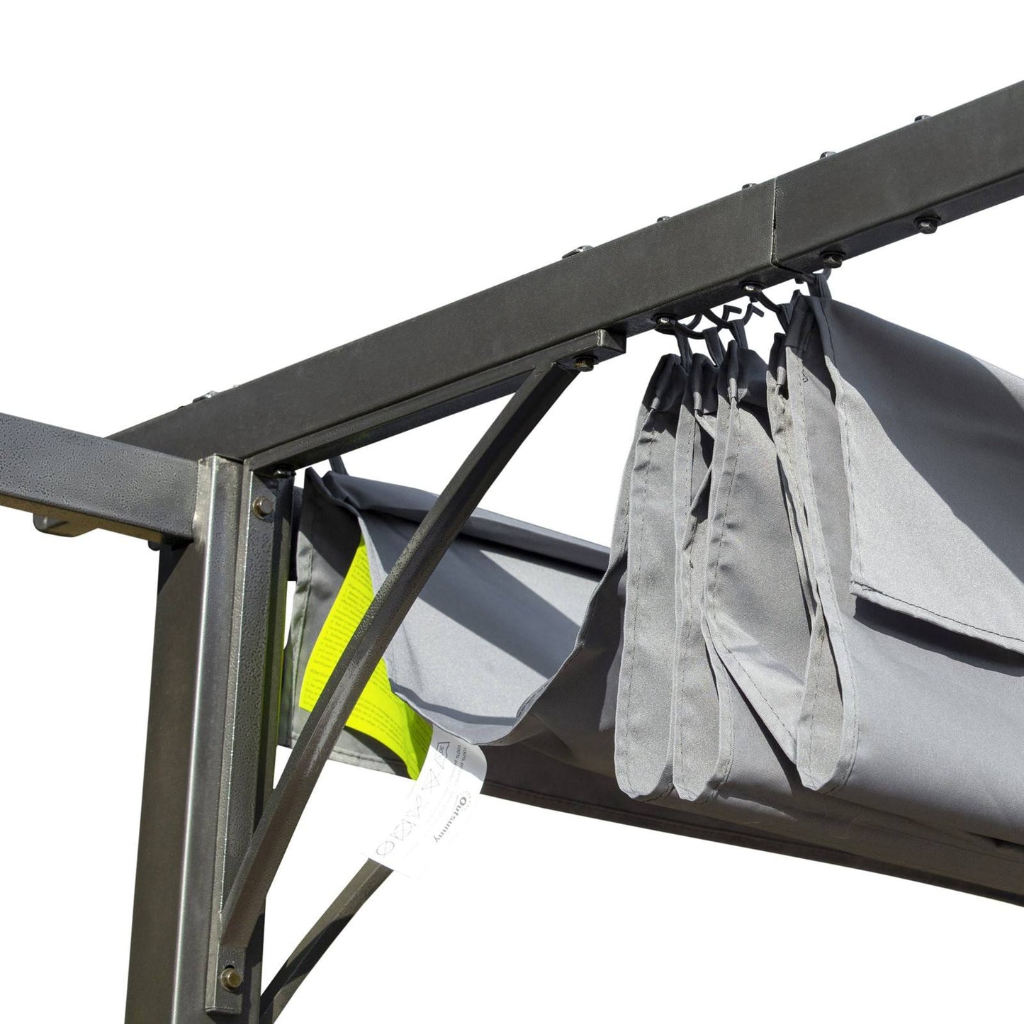 3 x 3M Metal Pergola with Retractable Roof