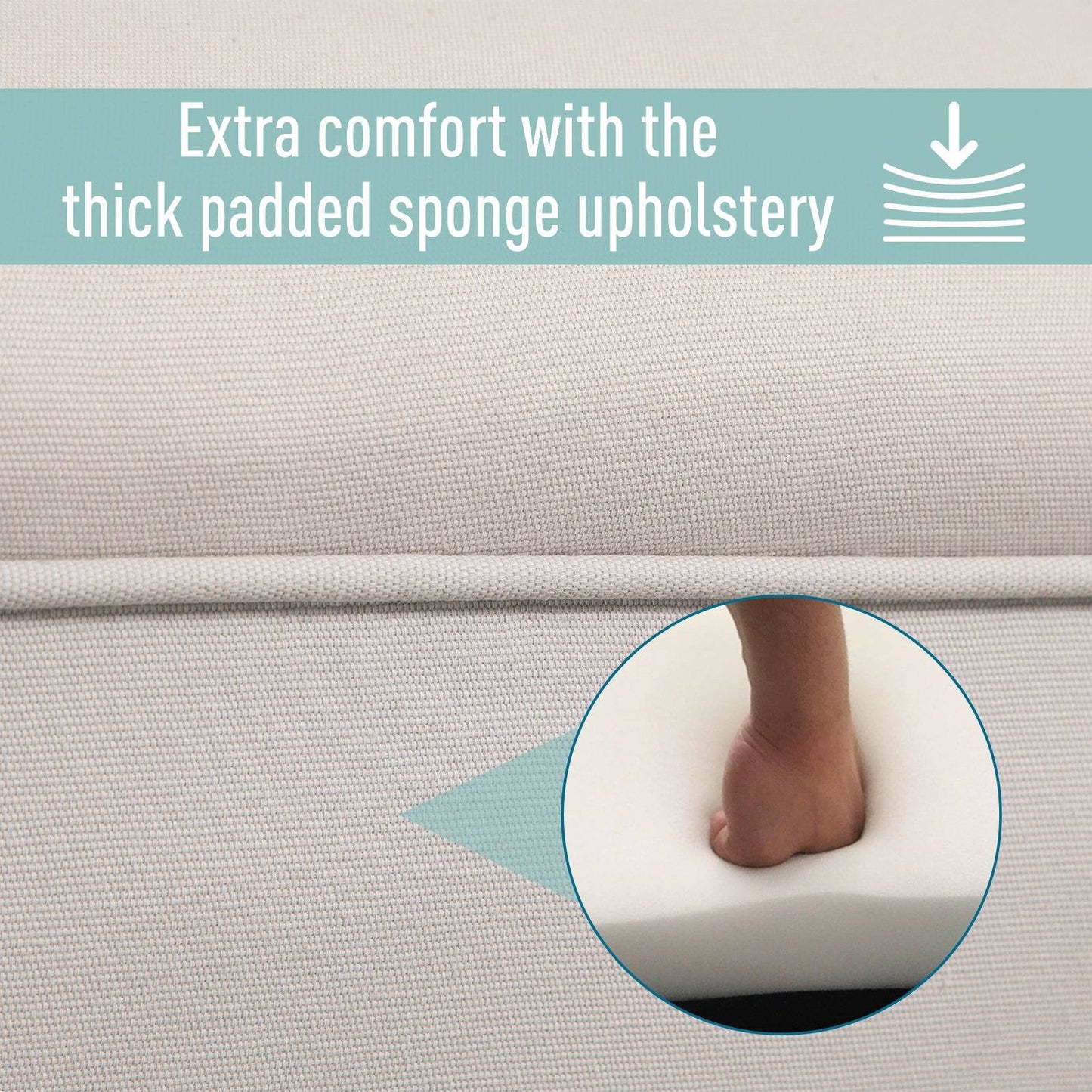 Bed End Side Chaise Lounge Sofa Window Seat Arm Bench Wooden Leg velet Grey