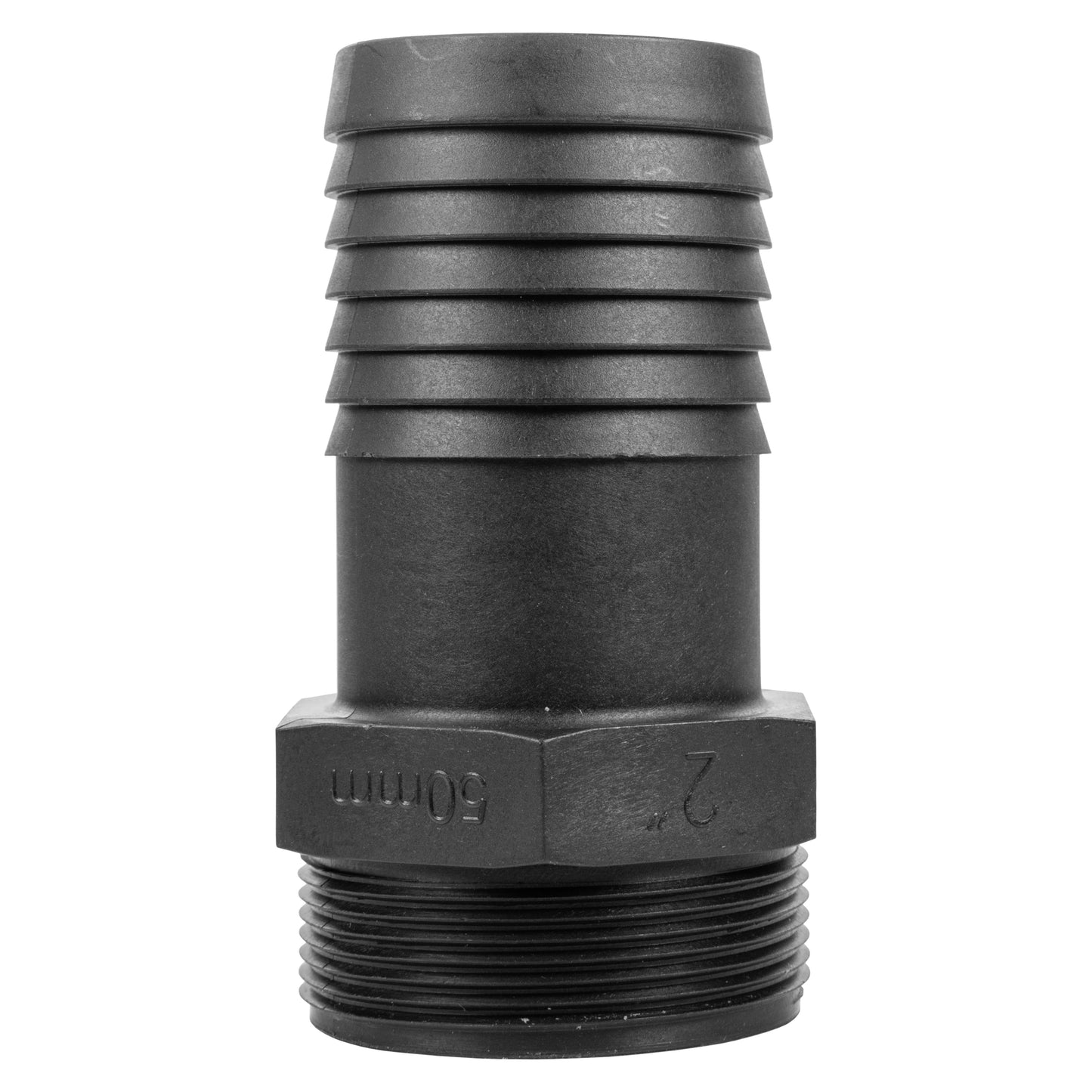 IBC 6-inch Cap Kit with 50mm Barbed Straight Connector