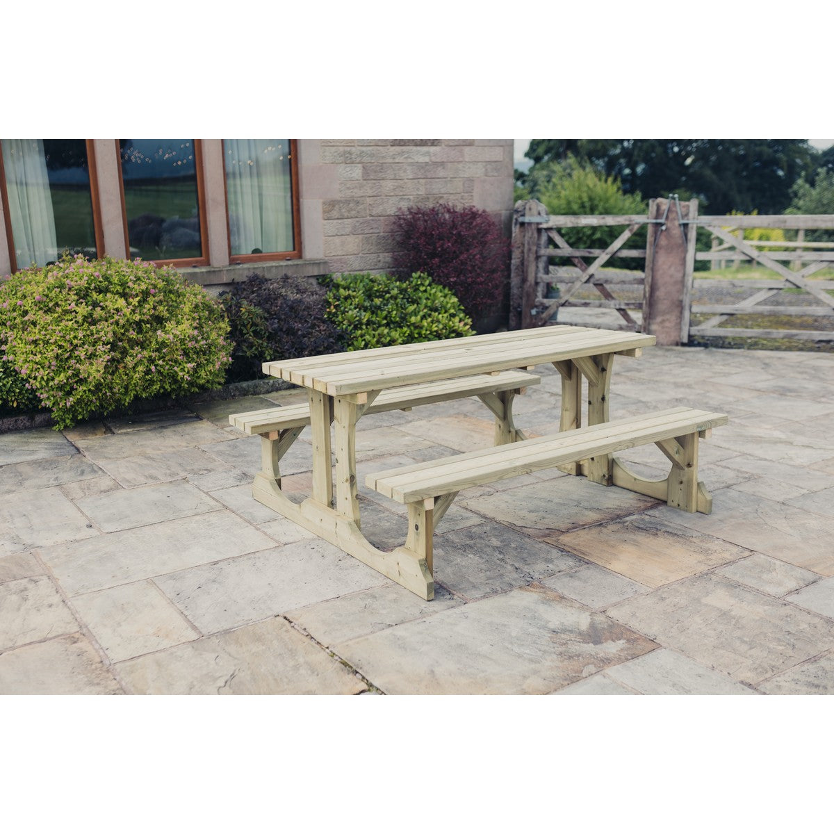 Lunar Garden Picnic Table by Churnet Valley - 6 Seats - PT108