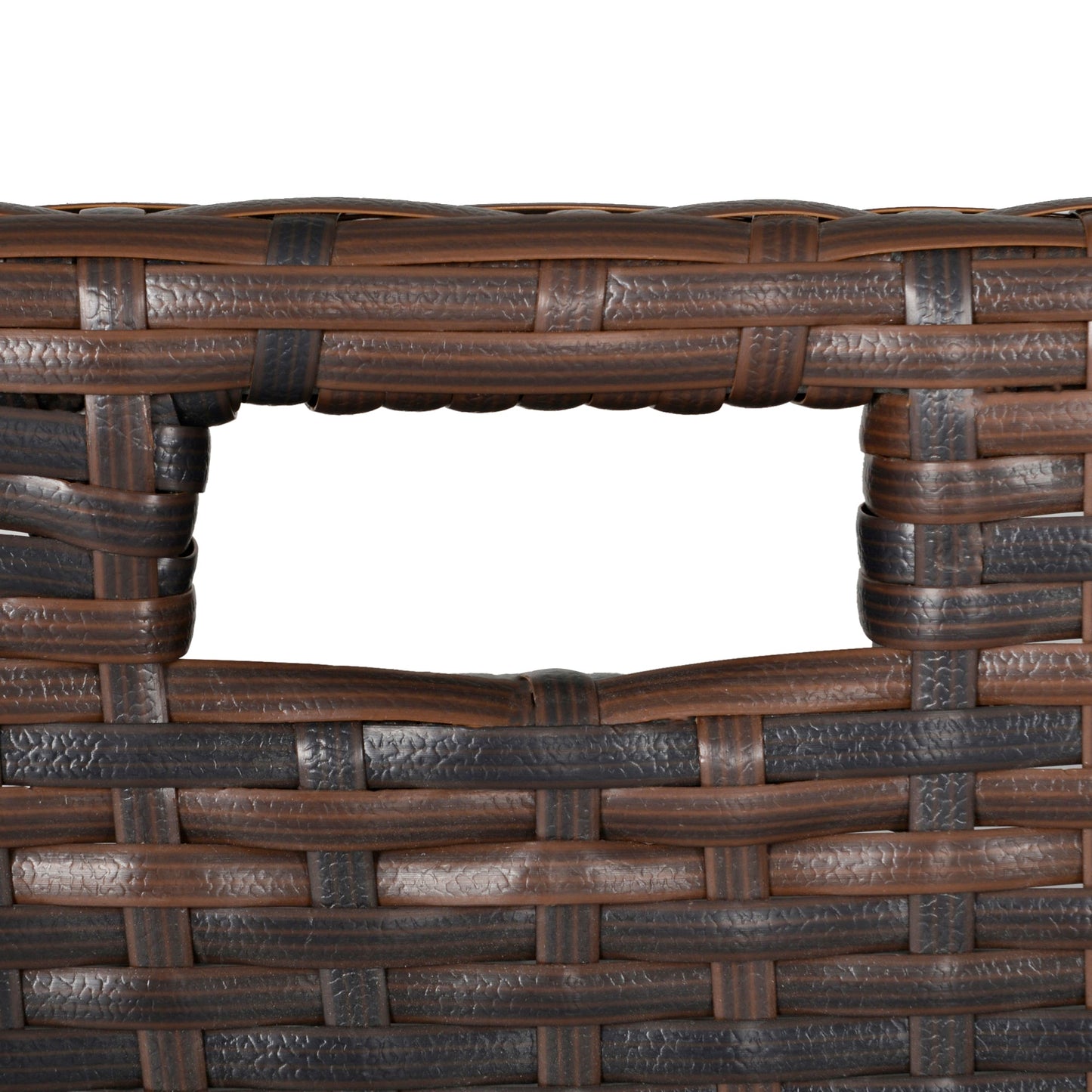 9-Pieces PE Rattan Cube Garden Furniture Set with Cushions