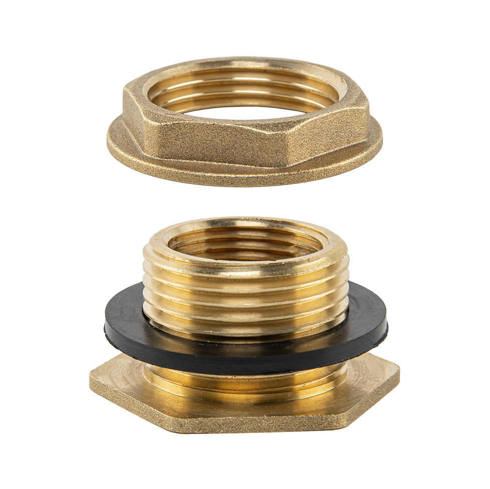 Water Butt Brass Kit 3/4" with Barbed Lever Tap
