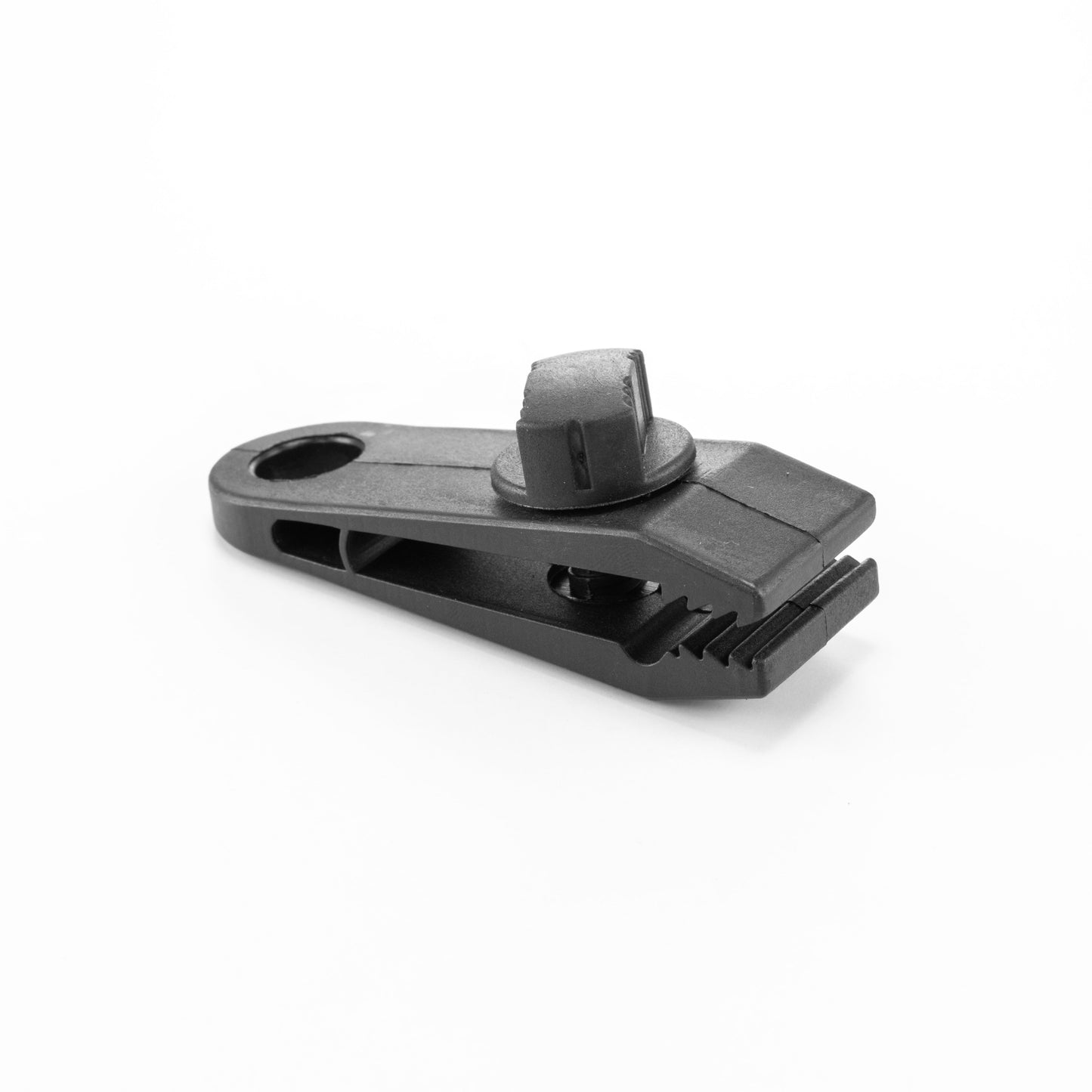 Grey L-Grade Tarpaulin with 10 x 6" Bungee Balls (Black) and 10 x Screw Type Tarp Clips