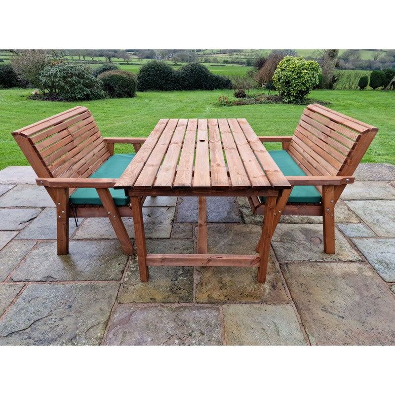 Swedish Redwood Garden Furniture Set by Croft - 4 Seat