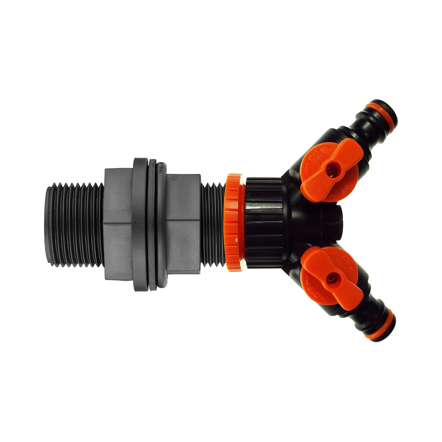 Water Butt Kit ¾” with Two Way Valved Splitter