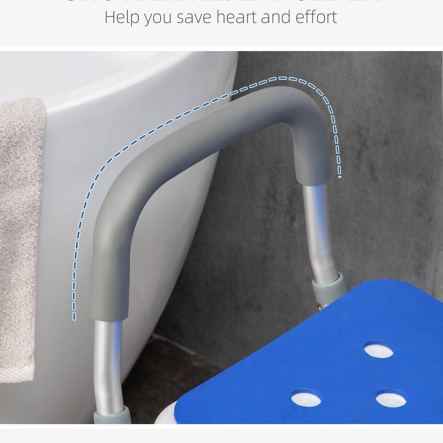 EVA Padded Shower Chair for the Elderly and Disabled