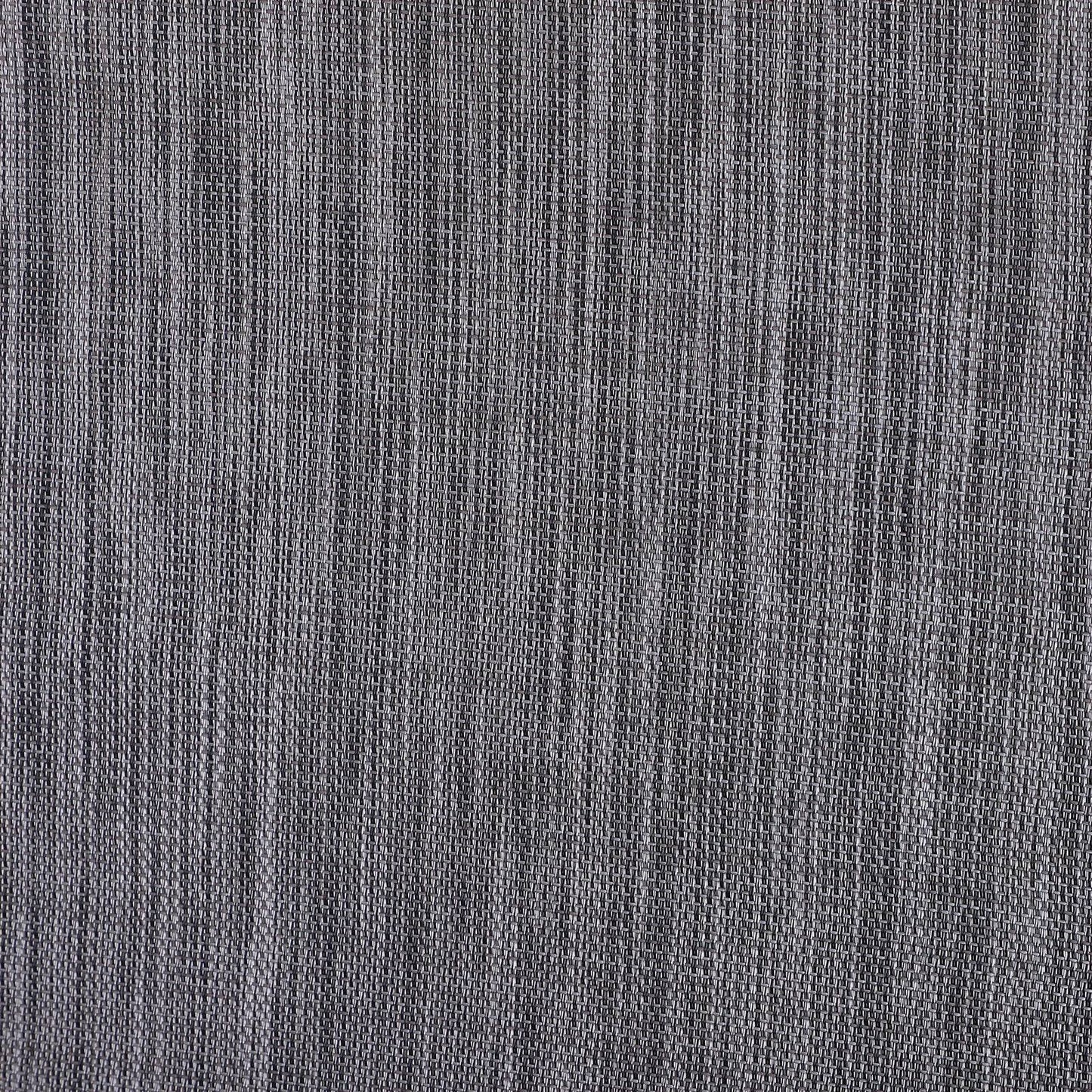 Zero Gravity Garden Deck Folding Chair Texteline Patio Sun Adjustable Lounger Reclining Seat with Cup Holder & Canopy Shade - Grey