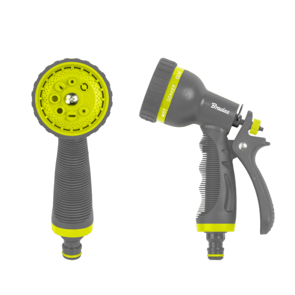 Hose Gun Water Sprayer 8-Pattern Adjustable, Lime