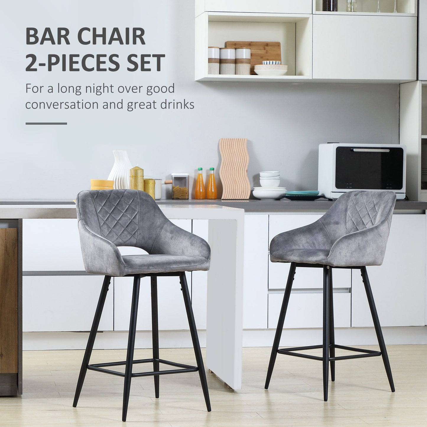 Bar Stools Set of 2