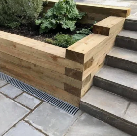Tanalised 8ft Timber Sleepers 195