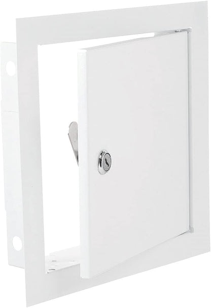 Access Panel Door Metal With Lock, White 400mm x 400mm