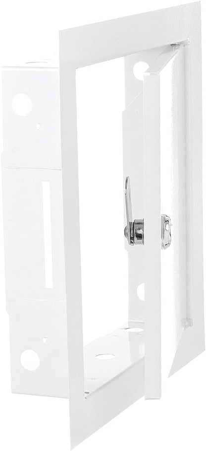Access Panel Door Metal With Lock, White 150mm x 200mm