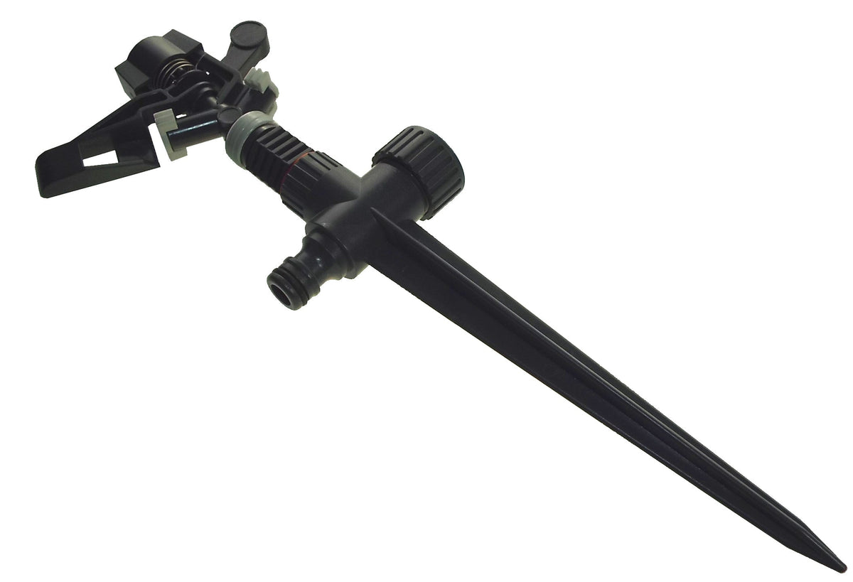 Pulsating Lawn Sprinkler on Spike - White Line