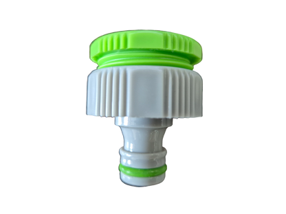 Female Tap Connector 3/4" or 1/2" BSP Female, Green/Gray