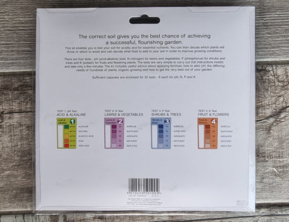 Soil Test Kit for Soil pH, Nitrogen, Phosphorous and Potash