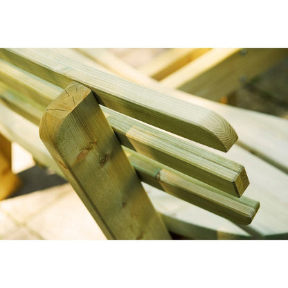 Relaxing Picnic Table - 8 Seat Green Tint by EKJU