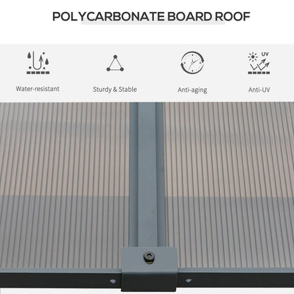 4 x 3M Outdoor Hardtop Gazebo with Curtains