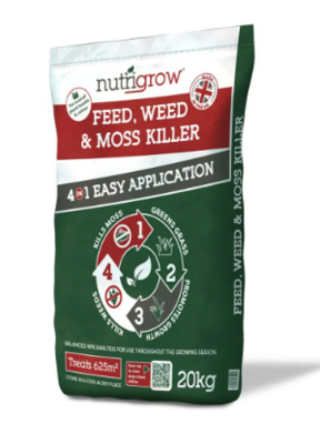 Nutrigrow Weed Feed & Moss Killer 20kg