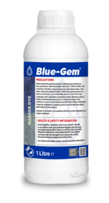 Blue-Gem Dye Spray Indicator
