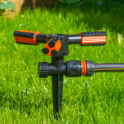 3 Arm Rotary Lawn Sprinkler on Spike - Eco Line