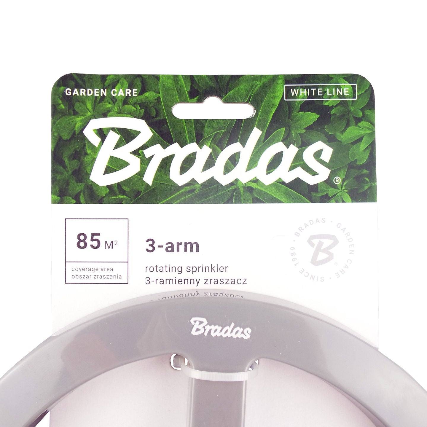 Bradas 3-Arm Revolving Sprinkler White Line