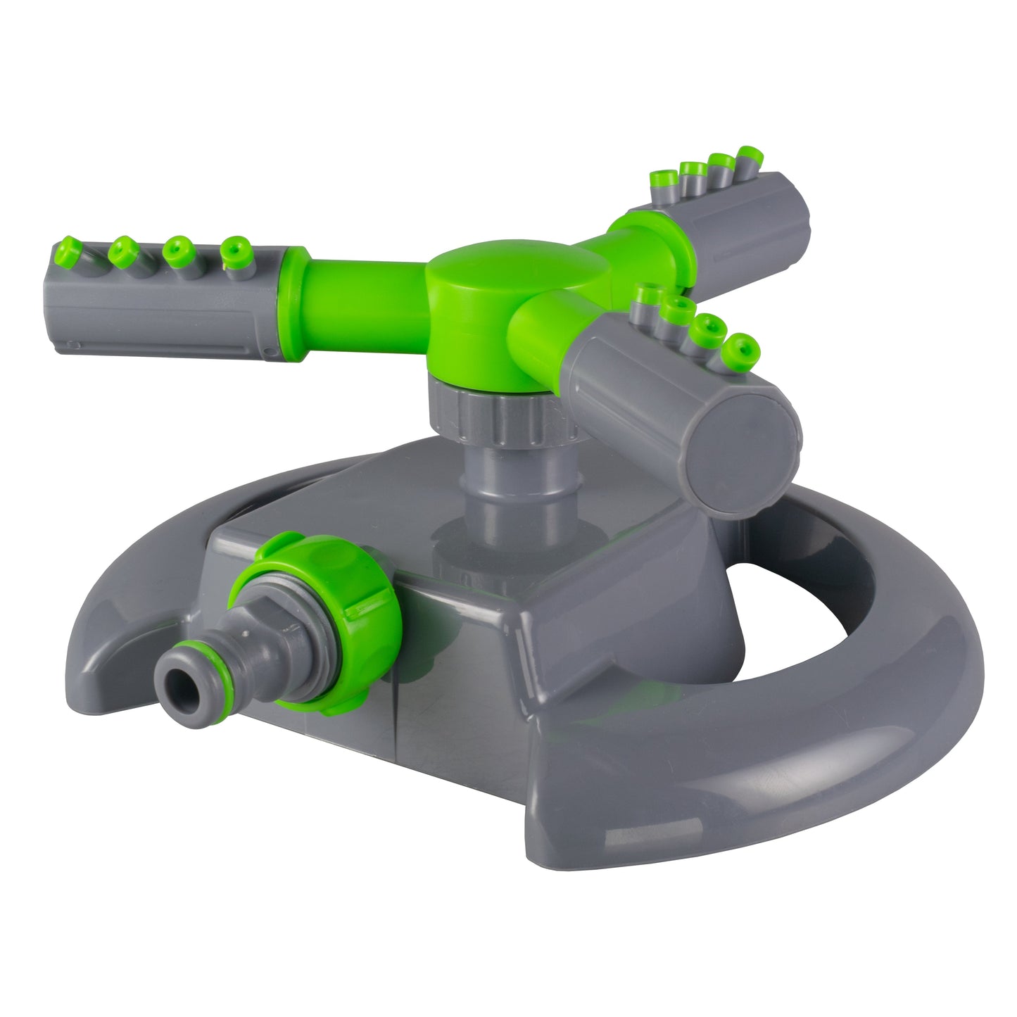 Cost Wise 3-Arm Adjustable Rotating Lawn Sprinkler Green Grey