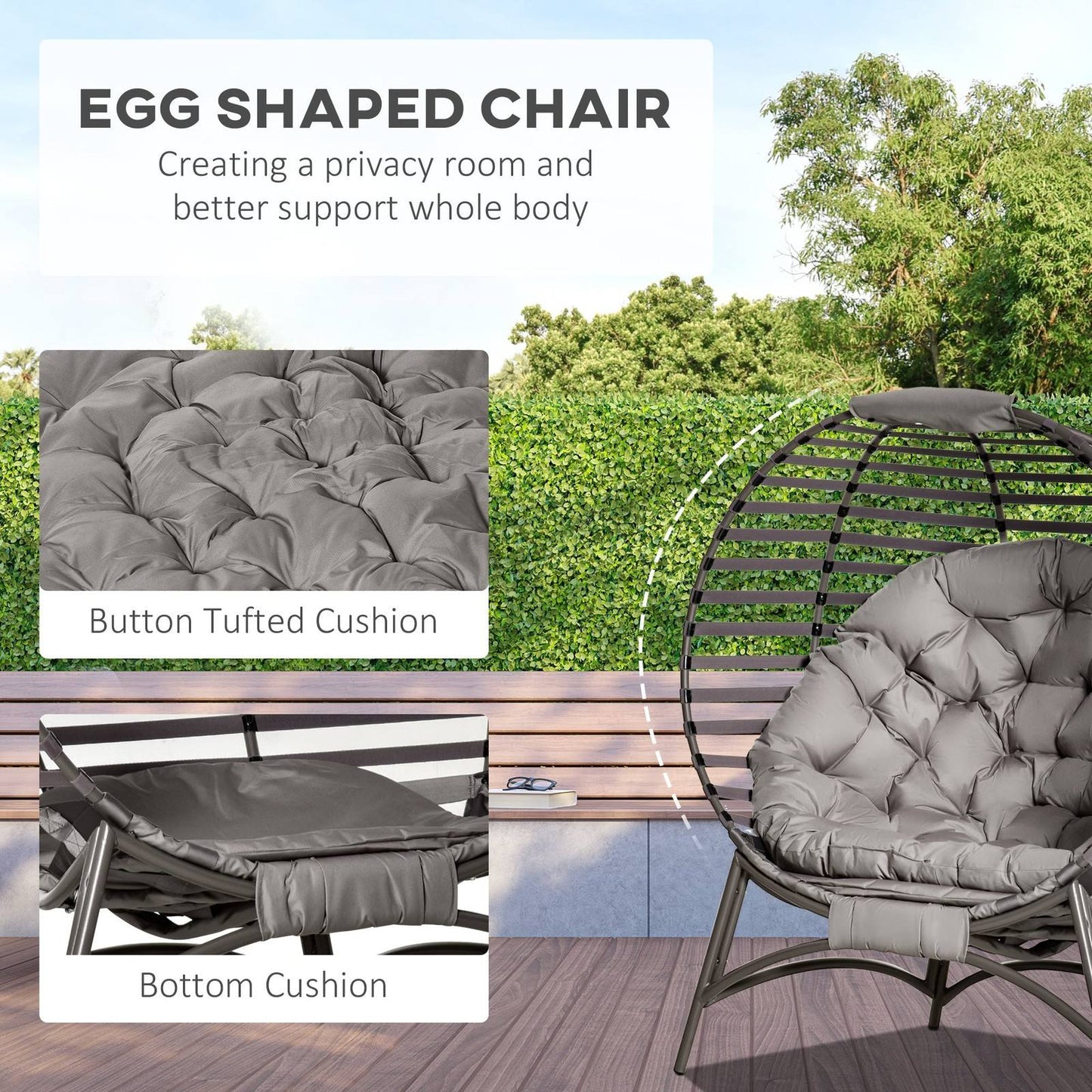 Egg Chair with Soft Cushion