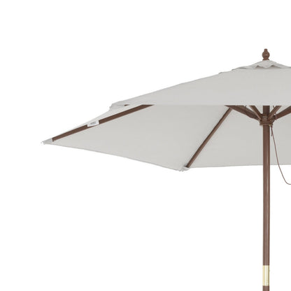Essentials Garden Parasol by Wensum - 2.45 x 2.45M Grey