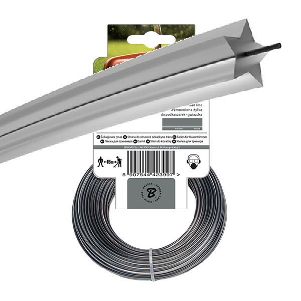 Strimmer Line Ripper Dual Star 3mm x 15m