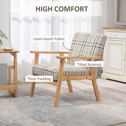 Modern Accent Chairs with Cushioned Seat