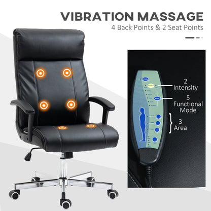 Vinsetto High-Back Vibration Massage Office Chair