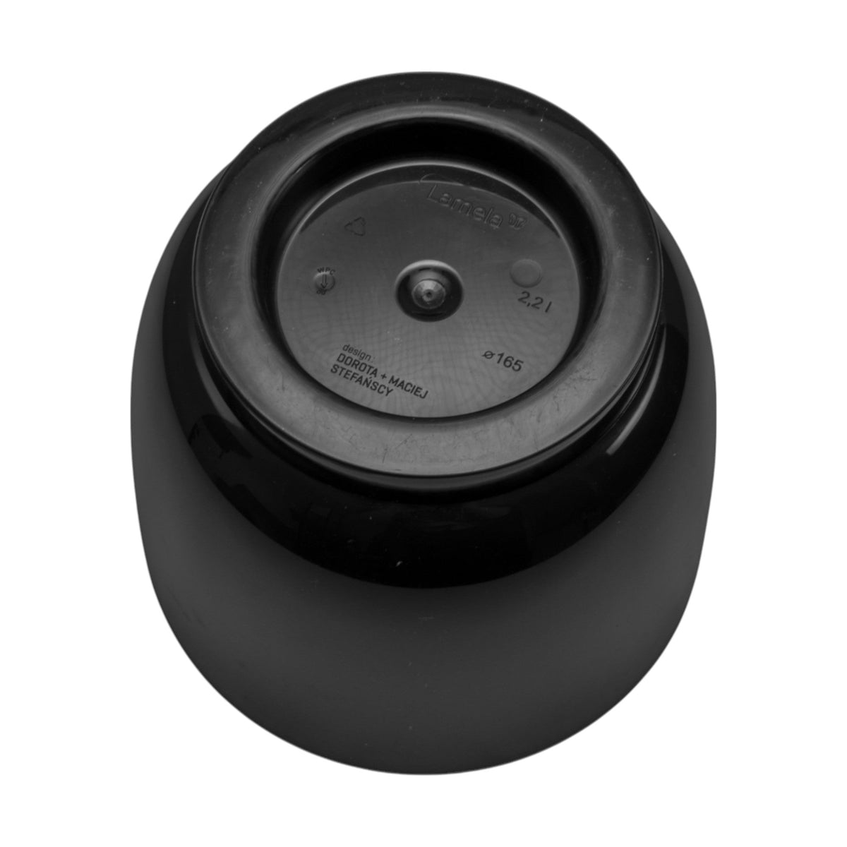 Atena Pot Without Hole 165mm Black