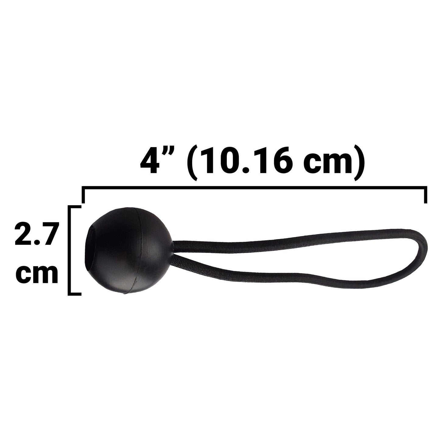 Grey S-Grade Tarpaulin with 10 x Bungee Balls (Black)