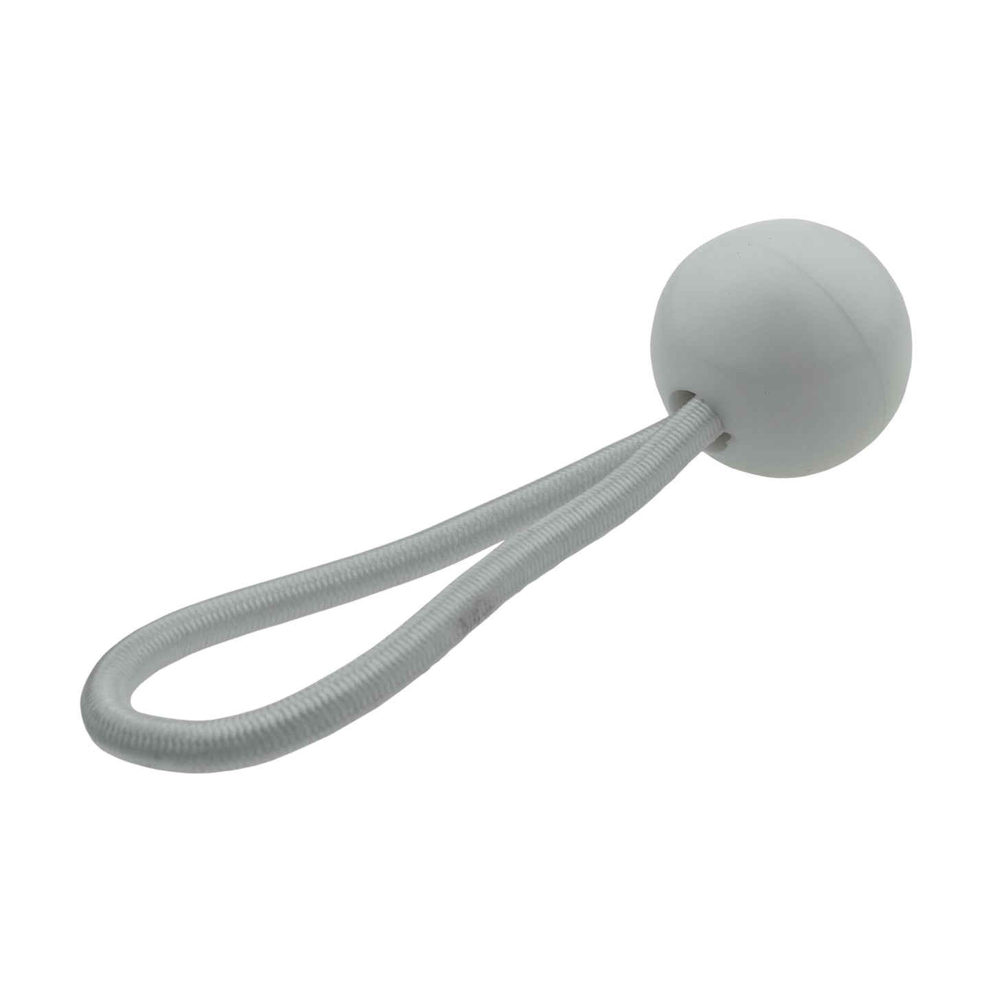 Black/Silver L-Grade Tarpaulin with 20 x 4" Bungee Balls (White)