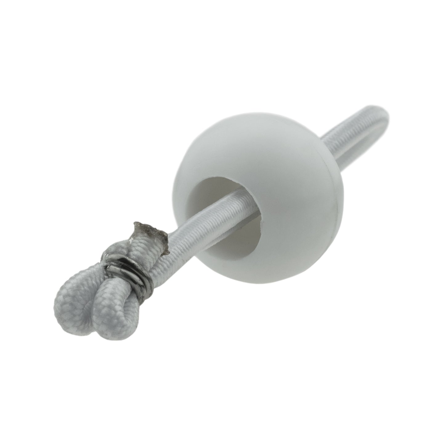 White M-Grade Tarpaulin with 20 x 4" Bungee Balls (White)