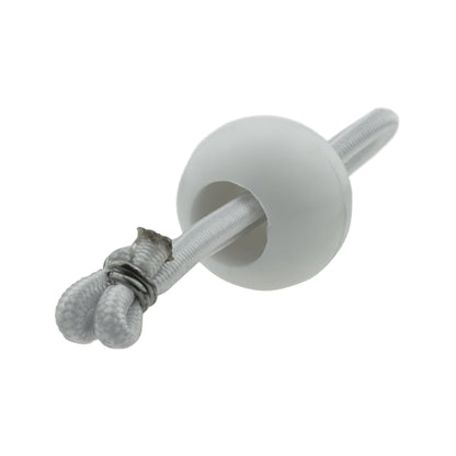 White M-Grade Tarpaulin with 20 x 4" Bungee Balls (White)