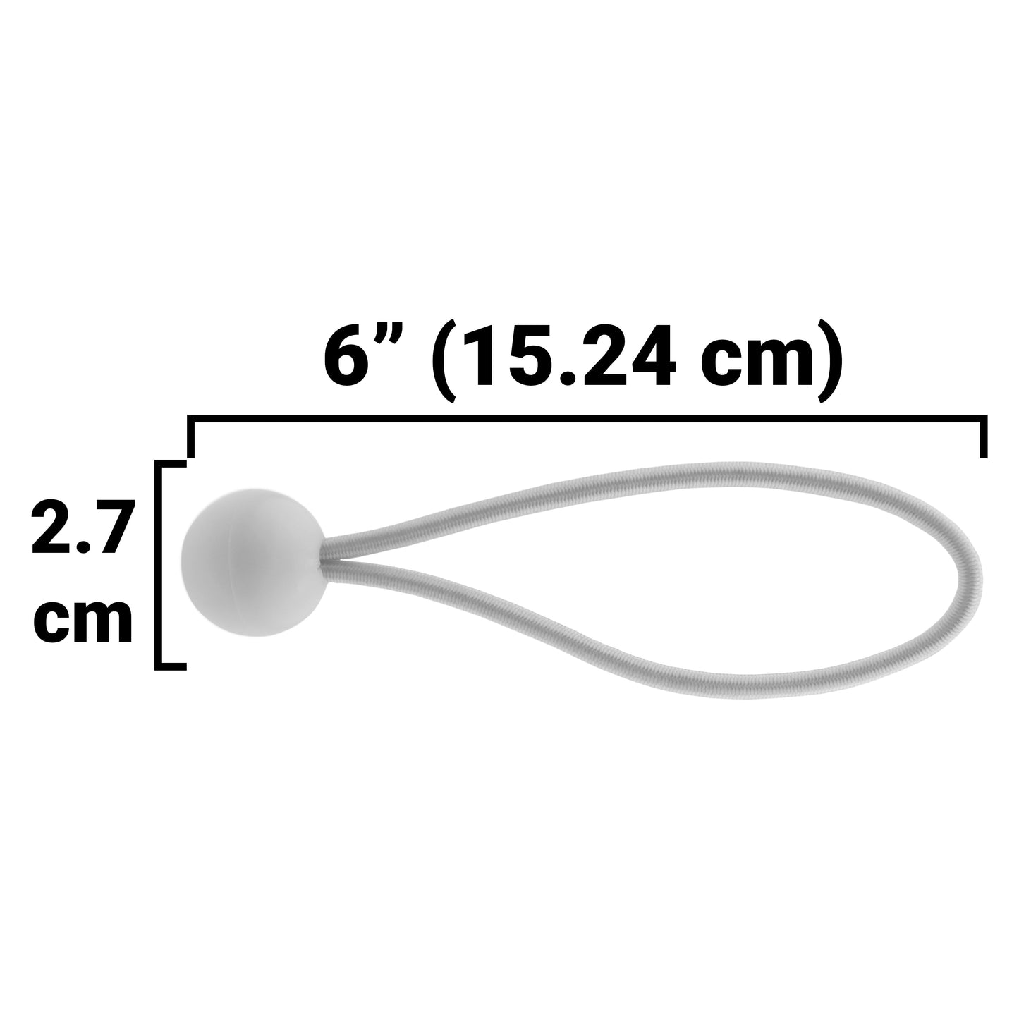 Green/Brown L-Grade Tarpaulin with 20 x 6" Bungee Balls (White)
