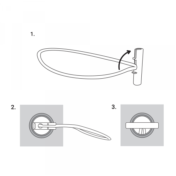 Bungee Cord with T Bar 6"