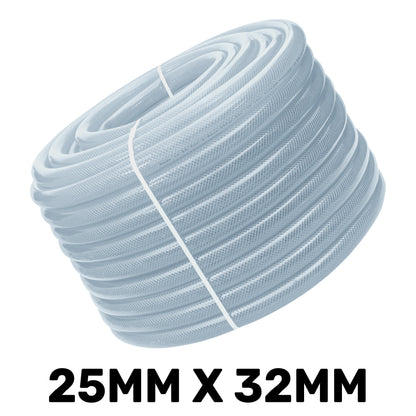 Clear Braided PVC Pipe 25mm*3.5mm