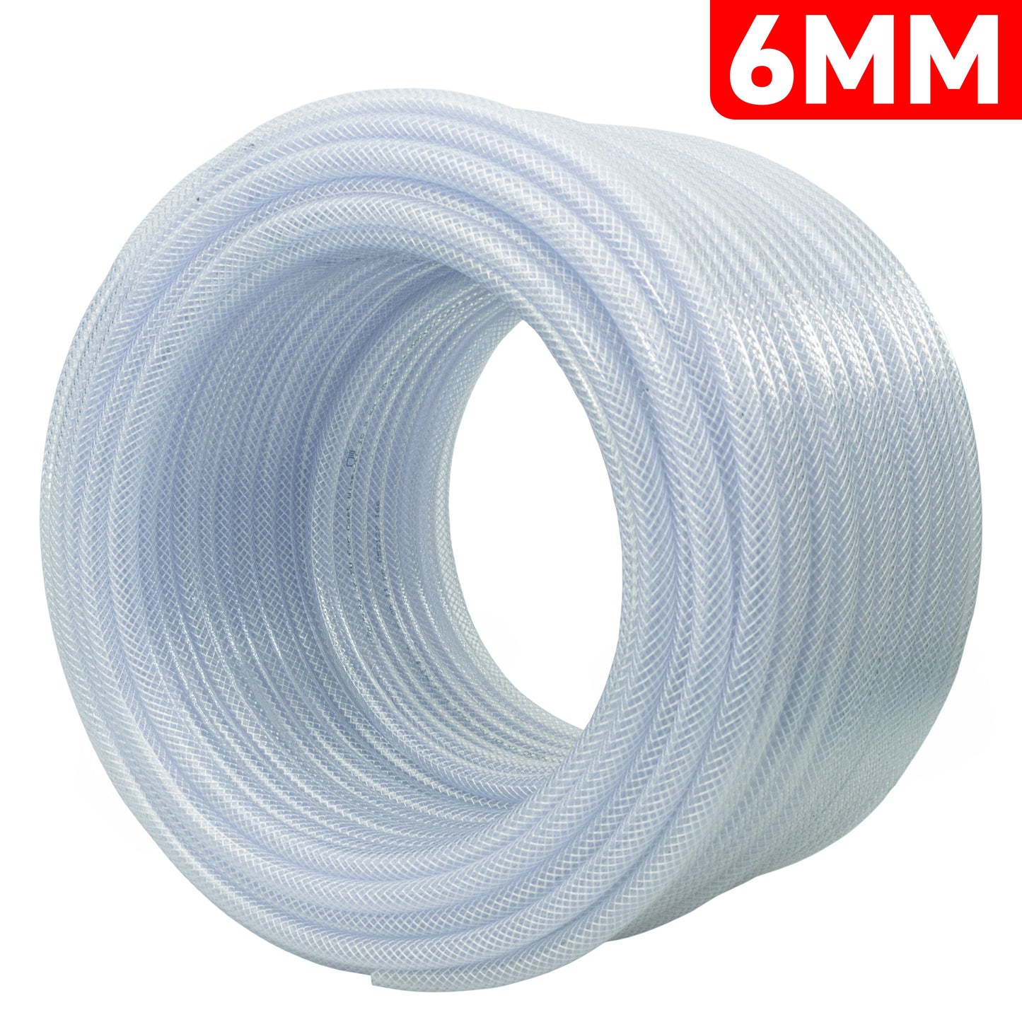 Clear Braided PVC Pipe 6mm*1.6mm