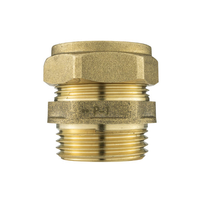 Brass Compression 28mm Straight with 32mm MDPE Tee