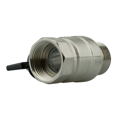 Wall Flange Kit 32mm MDPE + Bib Valve + Click Lock Male Lime
