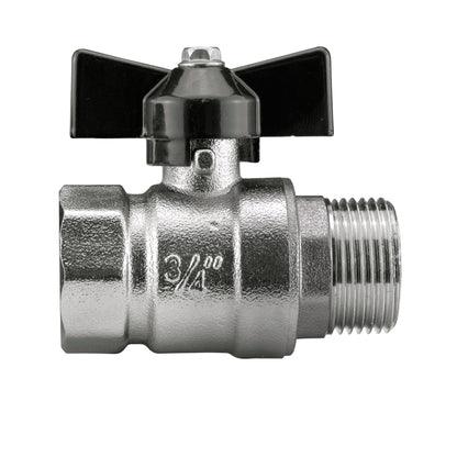 Wall Flange Kit 25mm MDPE + Bib Valve + Geka