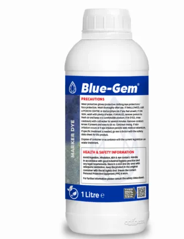 Blue-Gem Dye Spray Indicator