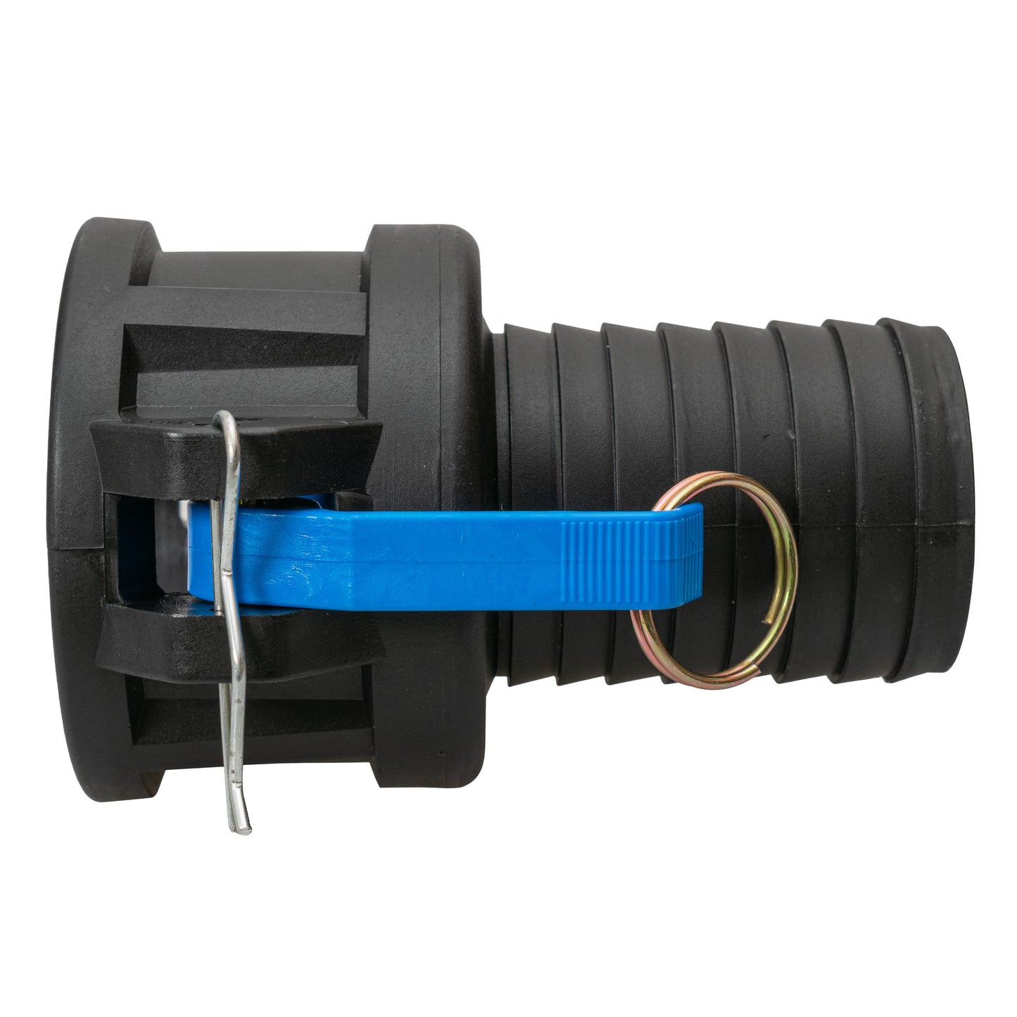 IBC 2” S60X6 Valve with IBC S60X6 - 1” Camlock Fitting and 1” Type C Camlock